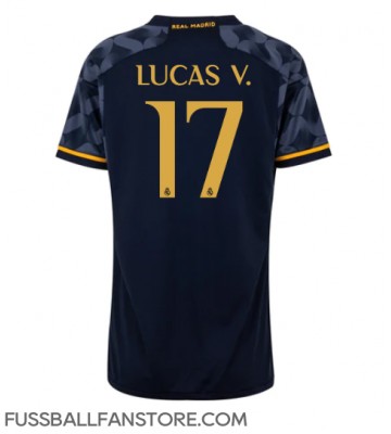 Real Madrid Lucas Vazquez #17 Replik Auswärtstrikot Damen 2023-24 Kurzarm